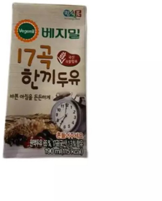 베지밀 17곡 한끼두유 190ml 48개