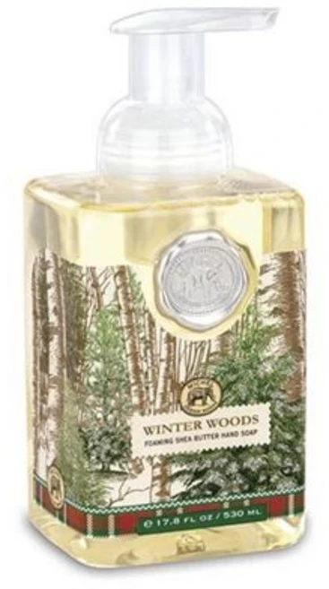 미셸 디자인 웍스 FOA294 향기 나는 포밍 핸드 비누 윈터 우즈 Michel Design Works FOA294 Scented Foaming Hand Soap Winter, 1개(1팩), 우드랜드 플로럴, 1개 - 쿠팡