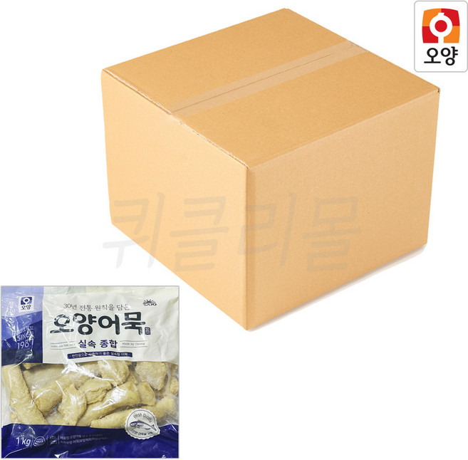 [퀴클리몰] 사조오양 어묵 실속 종합, 10개, 1kg