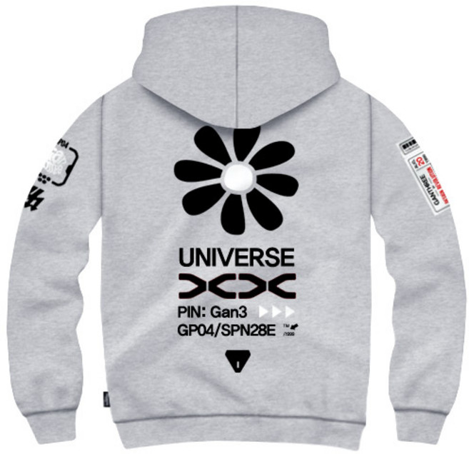 간쓰리 GP04SP 국내생산 기모 후드티