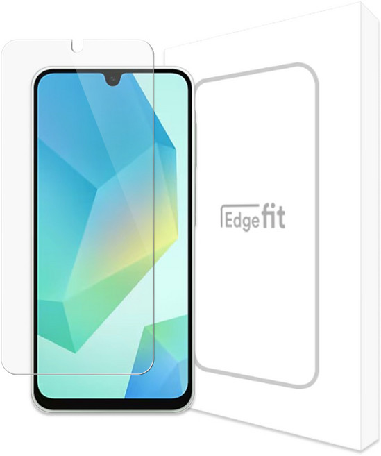 엣지핏 갤럭시 지문인식 고투명 강화유리 액정보호필름, 1개