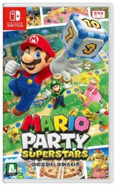마리오파티 슈퍼스타즈 닌텐도 스위치 정품 게임 타이틀 팩 한글판 (국내 배송)