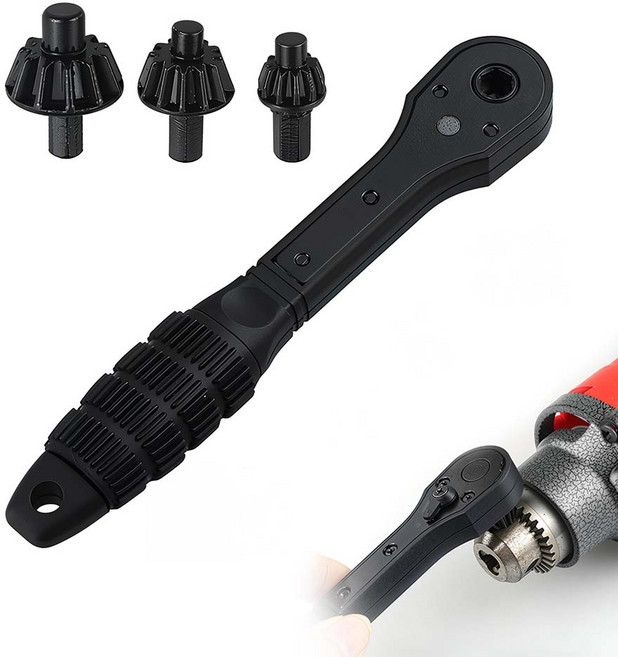 루이 3-in-1 멀티 드릴척 키 세트 강력 탄소강 + 내마모 핸들 전동드릴 호환, 1개