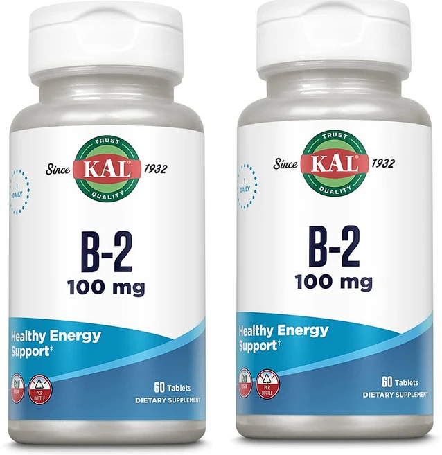 칼 비타민 B2 리보플라빈 100mg, 2개, 60정 - 쿠팡