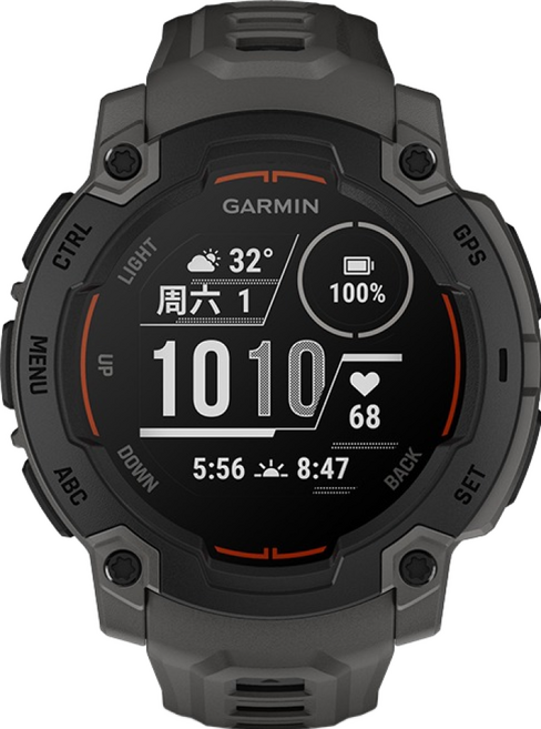 가민 인스팅트 E 스포츠 스마트 워치, GPS + 블루투스, 45mm, 그래파이트 그레이