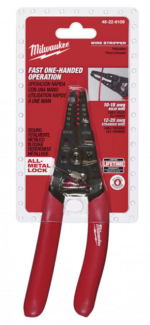 밀워키 와이어 스트리퍼 볼트 커터 수동 절단기 48-22-6109, 1개