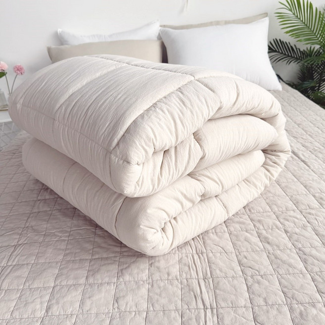 정온침장 먼지없는 오가닉 차렵 이불 알러지케어 피그먼트 60수 사계절 이불 ss