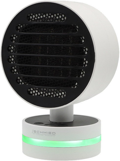 마카롱 온풍기 미니 온풍기 책상 탁상용 사무실 발난로 소형 히터 캠핑, 화이트