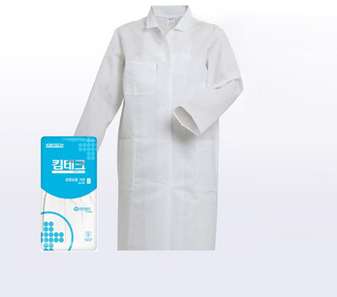 유한킴벌리 사이언스 실험실용 가운 XL/L 낱개, L (4306280), 1개