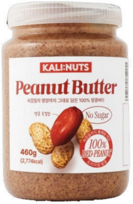 칼리너츠 무설탕 레드땅콩버터잼 다이어트, 1개, 460g
