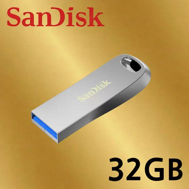 샌디스크 울트라 럭스 Ultra Luxe CZ74 USB 3.2 메탈, 32GB, 1개 - 쿠팡