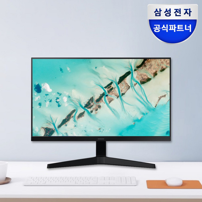 삼성전자 60.4cm LED 슬림베젤 모니터, SAMSUNG정품24인치모니터LS24C310EAKXKR