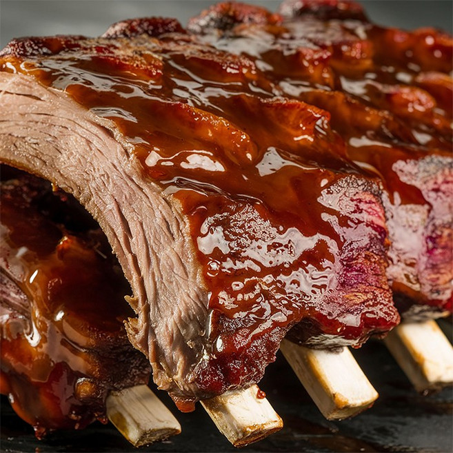 따봉프레시 오리지널 텍사스 바베큐 폭립, 3개, 500g