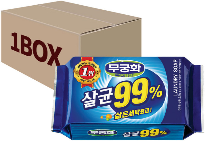 70년 전통 무궁화 99% 살균 세탁비누, 230g, 32개