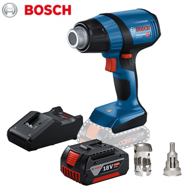 보쉬 18V 무선 충전 핸드 소형 전동 열풍기 히팅건 GHG18V-50 본체만 베어툴 [제이원], 1세트