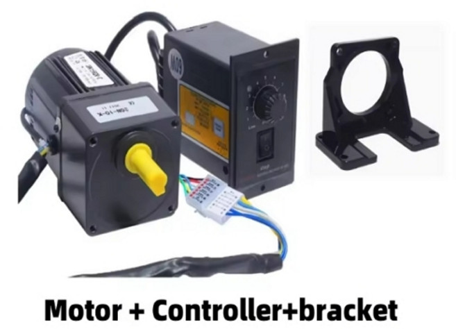 가역 기어 가변 속도 모터 AC 기어 감속기 모터 기어드 모터 220V 25W 4RK25GN-C 415-4.2RPM 1:3-1:300, 단일, 1개, 1 to 75K (16.6 rpm)