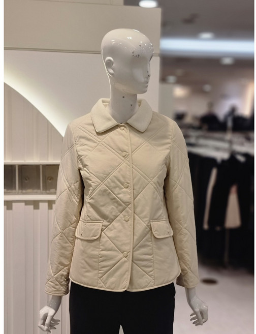 크로커다일레이디 다이아 퀼팅 플라워 안감 패딩 점퍼 CLESPD202