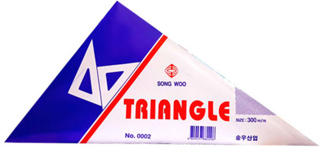 송우 30cm 고급삼각자/880096/2개입 30cm삼각자