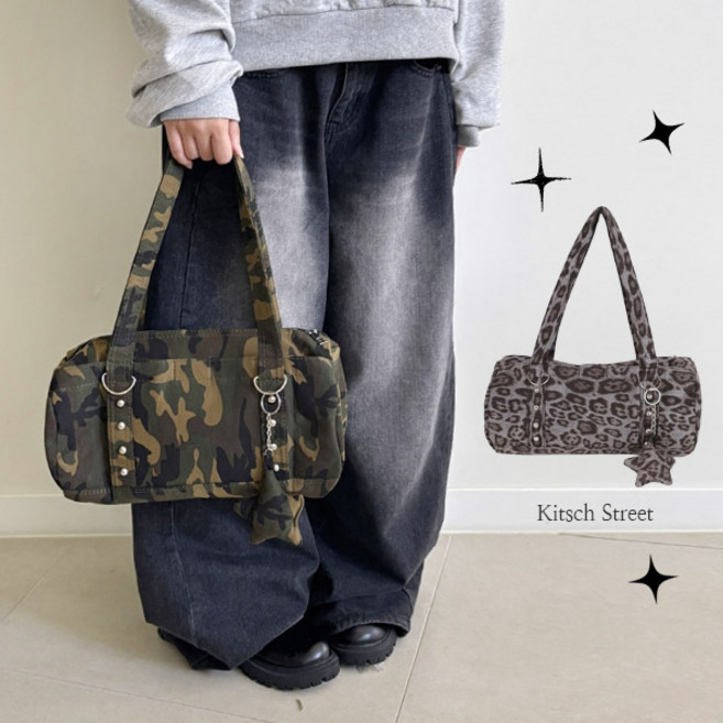 [별키링+가방세트구성] 귀염뽀짝 키링 포인트 / (키링세트)키치스터드스트릿숄더백