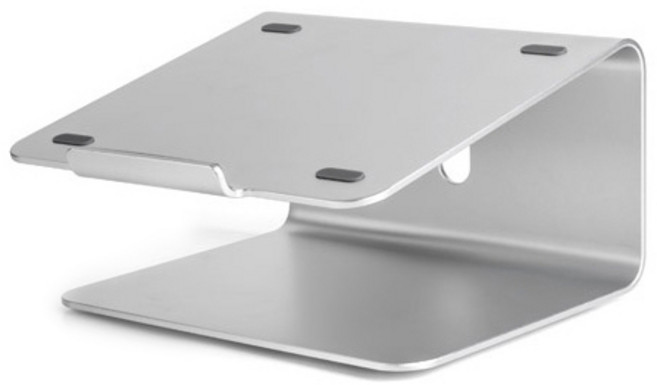 애니클리어 알루미늄 회전 노트북 거치대 AP-2, 실버, 1개