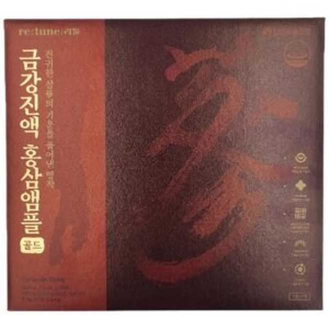 리튠 금강진액 홍삼앰플 골드, 1박스, 560ml
