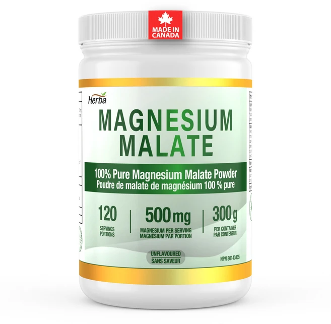 말레이트 마그네슘 가루 말레이트산 킬레이트 마그네슘 분말 허바 캐나다, 1개, 300g - 쿠팡