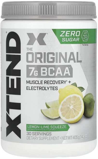 XTEND 7G BCAA Lemon-Lime Squeeze 엑스텐드 7G BCAA 레몬-라임 스퀴즈, 405g, 2개 - 쿠팡