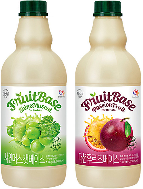 복음자리 카페 액상 베이스 (샤인머스캣 +패션후르츠), 2개, 1개입, 1.8kg