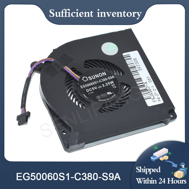 새로운 팬 EG50060S1-C380-S9A SUNON 2.25W DC5V 냉각 라디에이터 노트북 CPU EG75070S1-C450-S9A