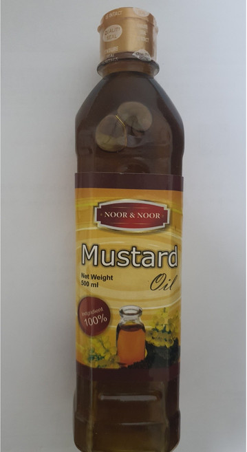 FORTUNE MUSTARD OIL 머스타드 오일 겨자씨유 500ml, 1개