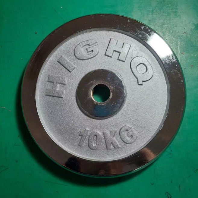 HIGHQ 電鍍槓片 10kg, 1個, 單片20kg, 電鍍