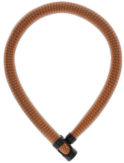 일본 ABUS 아브스 자전거 열쇠 자물쇠 도로 자전거 키 체인 잠금 도난문제금제도 110cm 스파클린 오렌지 IVERA7210, 1개, 상세페이지 참조