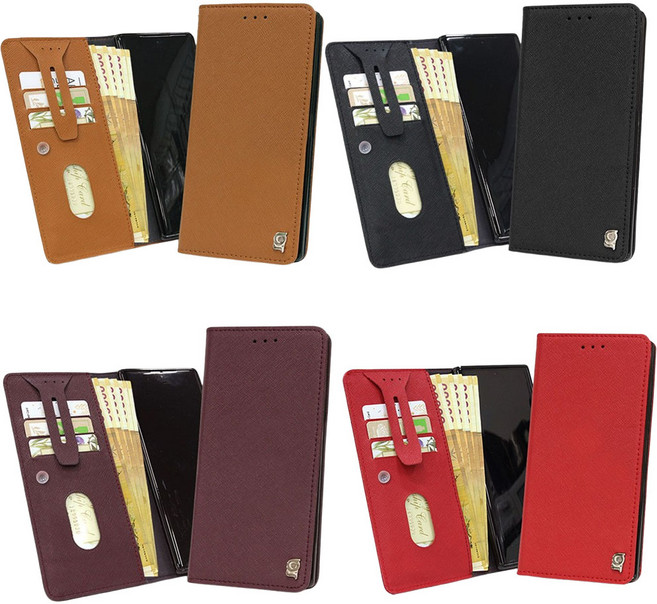 갤럭시S26울트라 SM-S948N (볼리얼렛츠) 천연소가죽 플립 뽁뽁이 잠금 카드지폐 수납 지갑형 휴대폰 케이스