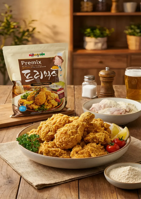 참마시 프리믹스 치킨파우더 프리미엄, 2개, 5kg