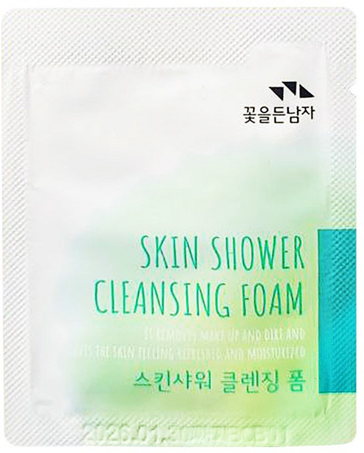 꽃을든남자 일회용 스킨샤워 3ml 폼클렌징, 1개