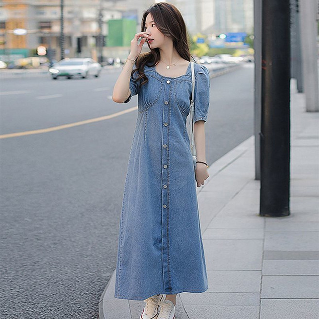 여성원피스 여름원피스 반팔원피스 롱원피스 청원피스 데님원피스 ZFY26022484
