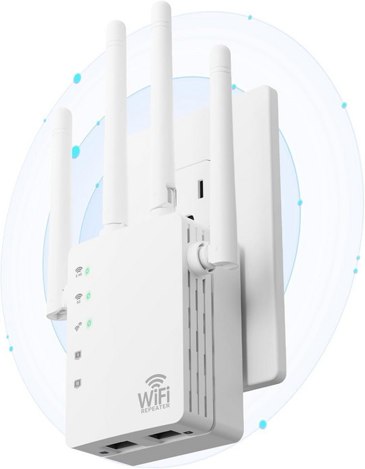 WiFi Extender 2026 듀얼 밴드 5GHz24GHz 신호 부스터 최대 4000평방피트 장거리 인터넷 가정 및 실외용 부스터모델 FT03