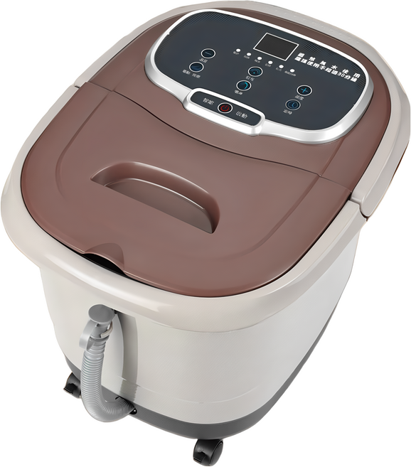 Kolin 歌林 微電腦噴淋足浴機 KSF-LN07，具備定時定溫、電動滾輪按摩與LED面板，15公升大容量設計, KSF-LN07