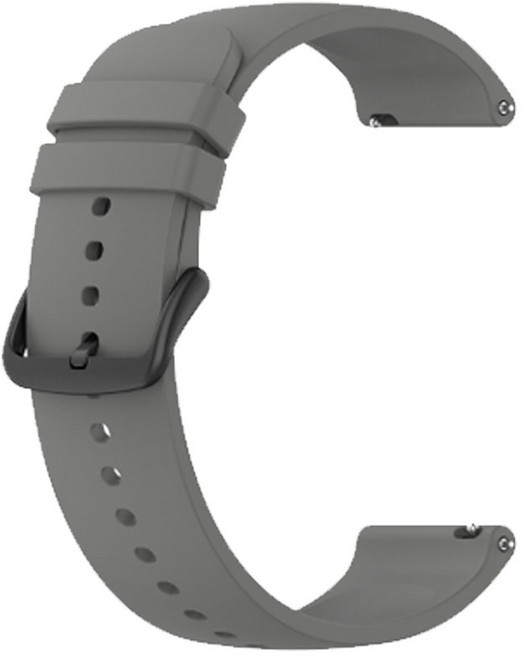 오네꼬네 샤오미 레드미 워치5 라이트 액티브 호환 스트랩 시계줄 기본 밴드 실리콘 버클 22mm, 1개, 다크그레이