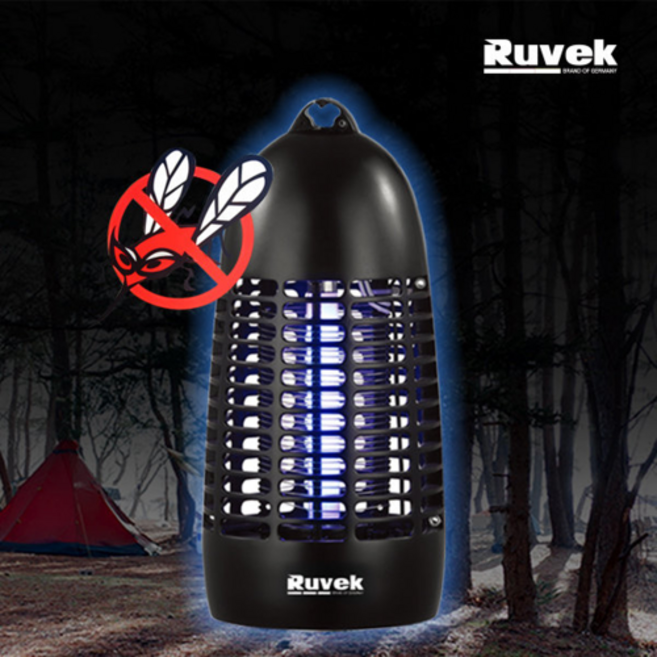 루베크 모기퇴치기 RU-6W 소형 벅킬러 자외선 살충기 해충 날벌레 제거 가정용 캠핑