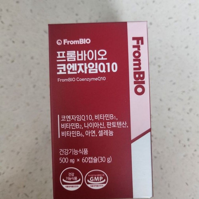 면역력 강화 세포 에너지 생성 코엔자임Q10 건강 보조식품 30정 8개