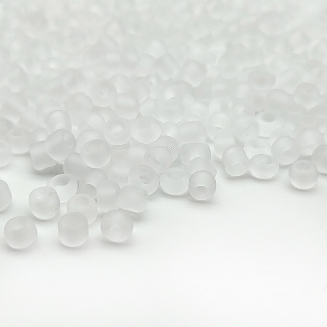 [모크재료방] 시드비즈 3mm, 2000개, 매트 화이트