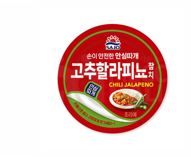 사조 고추할라피뇨 참치, 100g, 28개