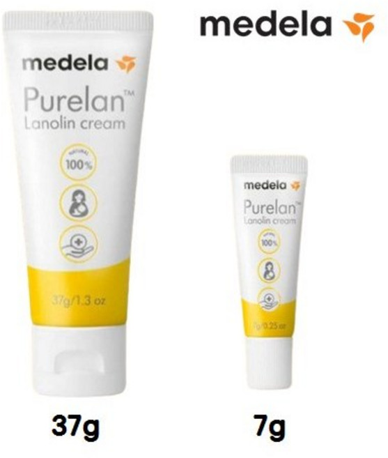 당일출고-무료배송 천연 라놀 메델라 크림 퓨어란 유두 상처 니플 보호, 7g, 1개