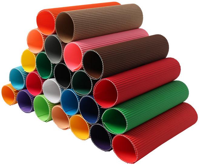 A4재단 칼라 골판지 24색 1세트 중복컬러 없이 알뜰구성