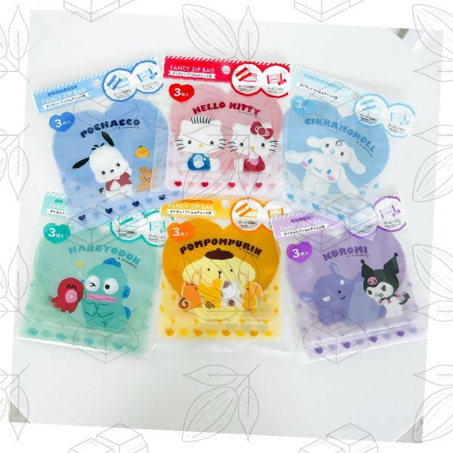 캐릭터 지퍼백 과자 포장지 투명 비닐백 선물 포장용품 파우치, 1개, 마이멜로디