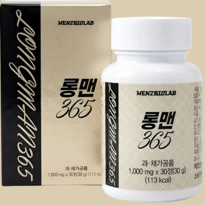 롱맨365 호로파추출분말 프리미엄 남성건강식품, 1박스, 30정 - 쿠팡