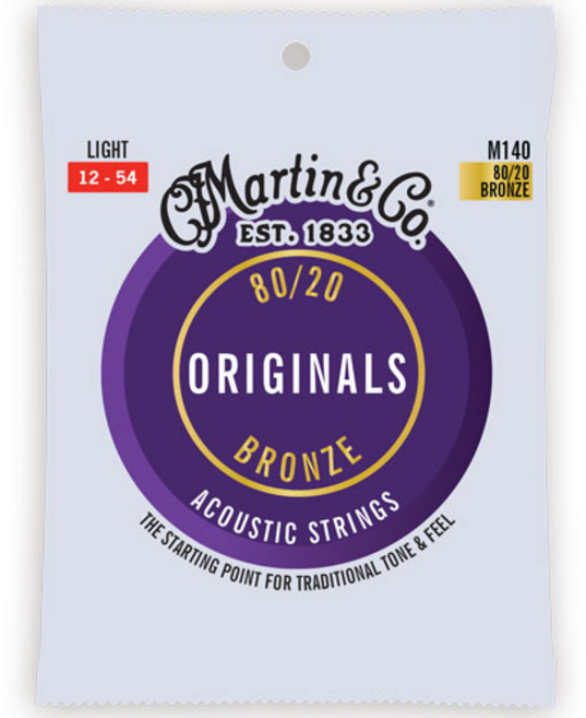 마틴 Martin 어쿠스틱통기타줄 M140, 1개