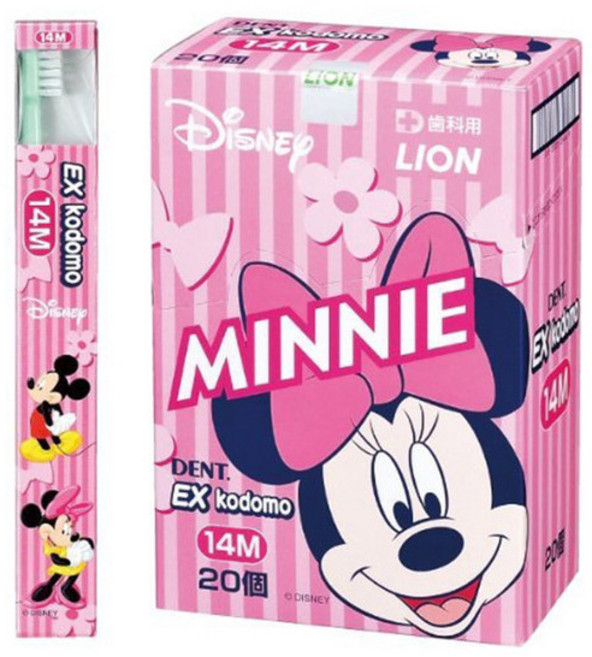 코도모 디즈니 유아칫솔 어린이칫솔 20개입, 1박스, 14M(마무리용)