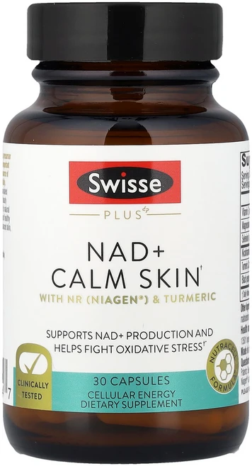 Swisse Plus 스위스 플러스 NAD+ 30 캡슐 피부 활력 영양제 건강보조식품, 1개, 30정 - 쿠팡